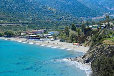 The beach
