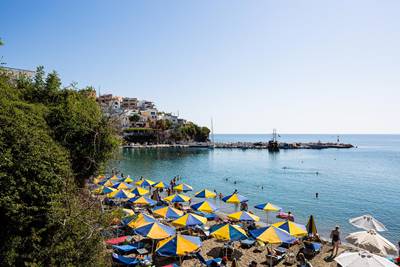 The beach